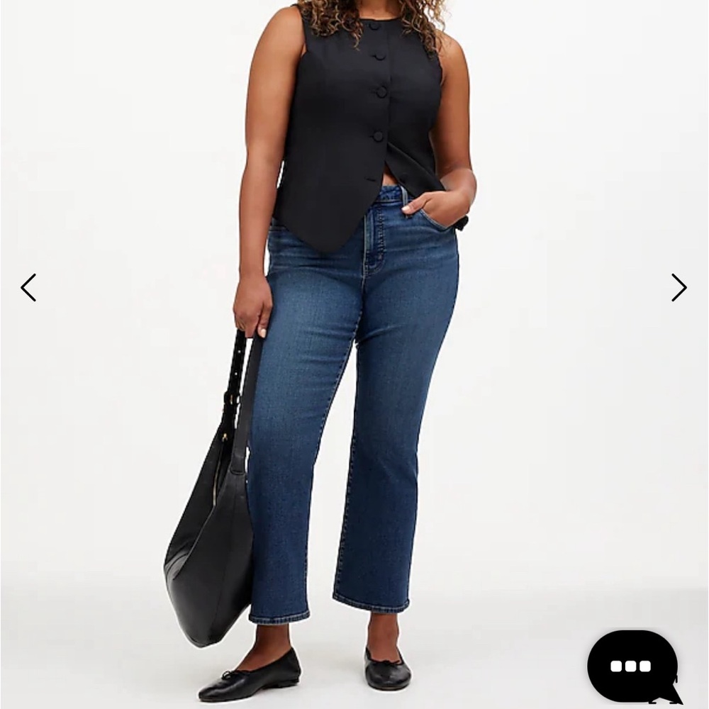 Madewell mid-rise kick out jeans